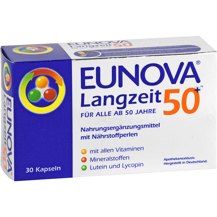 EUNOVA Langzeit 50+ Kapseln, 30 St. Kapseln