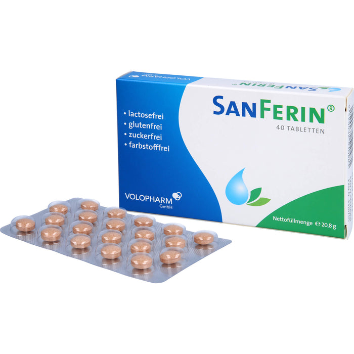 SanFerin Tabletten  stärkt auf natürliche Weise das Immunsystem und unterstützt bei der Abwehr von Bakterien, Viren und Pilzen, 40 pcs. Tablets