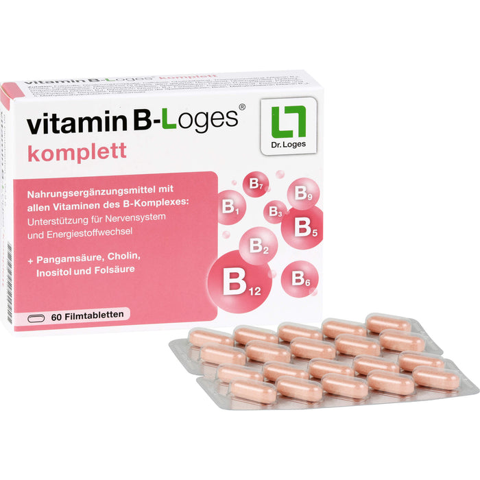 vitamin B-Loges komplett Filmtabletten, 60 pcs. Tablets