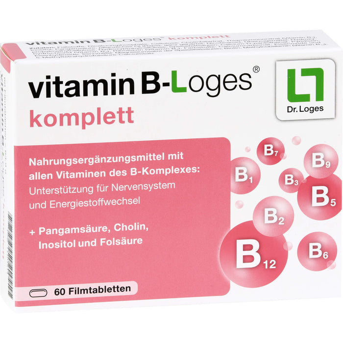 vitamin B-Loges komplett Filmtabletten, 60 pcs. Tablets