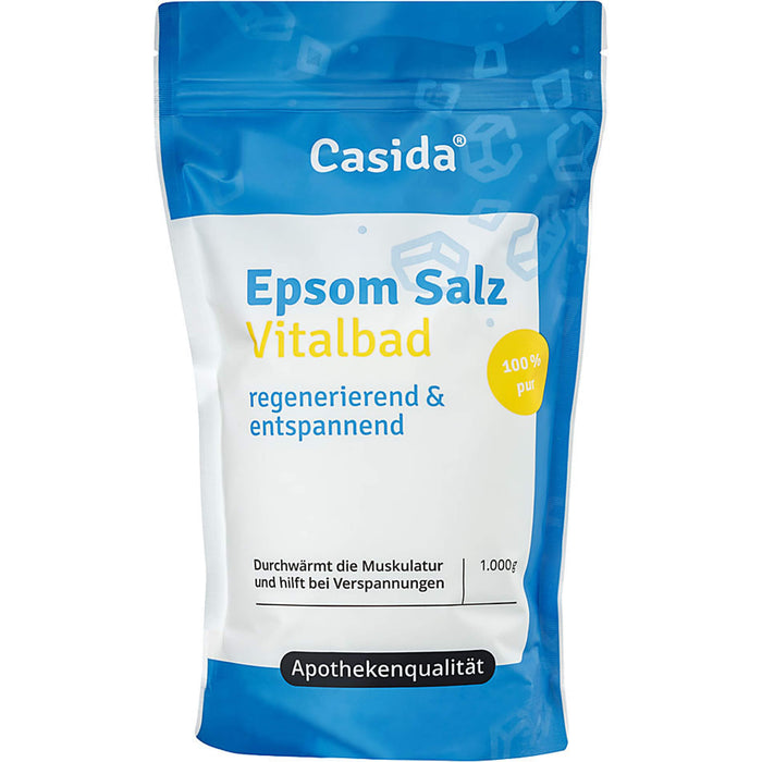 Casida Epsom Salz Vitalbad regenerierend & entspannend, 1000 g Salt