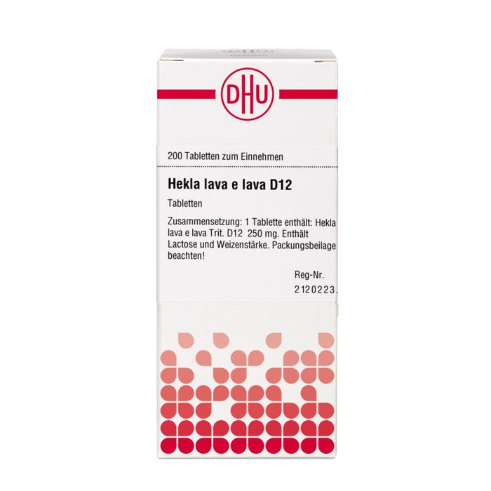 DHU Hekla lava e lava D12 Tabletten, 200 St. Tabletten