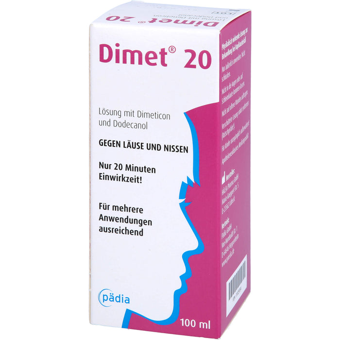 Dimet 20 Lösung gegen Läuse und Nissen, 100 ml Solution