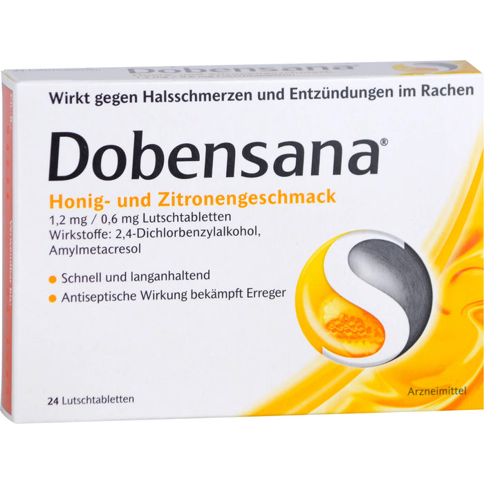 Dobensana Honig- und Zitronengeschmack Lutschtabletten, 24 St. Tabletten