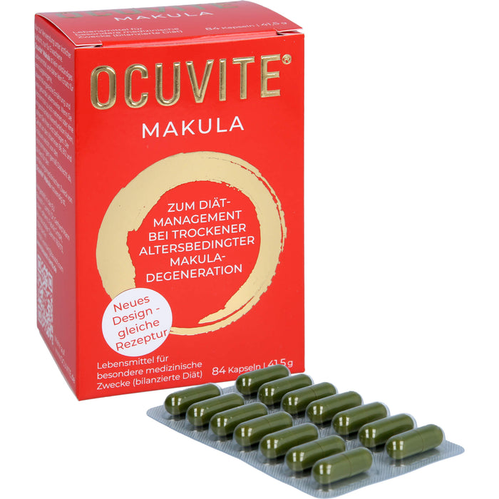 Ocuvite Makula Kapseln bei trockener AMD, 84 pc Capsules