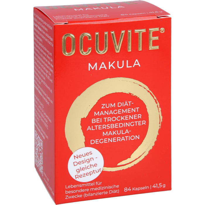 Ocuvite Makula Kapseln bei trockener AMD, 84 pc Capsules