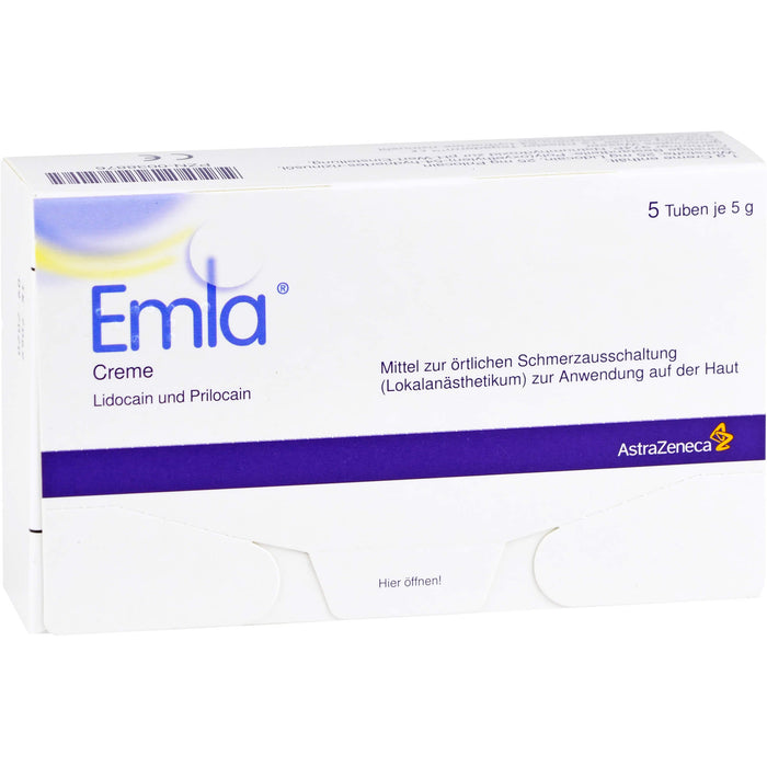 Emla Creme Lokalanästhetikum + Pflaster Tegaderm Reimport Kohlpharma, 25 g Crème