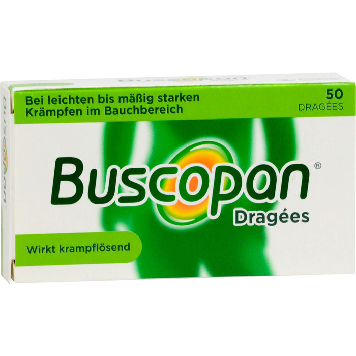 Buscopan Orifarm Dragées 10 mg, 50 pcs. Tablets