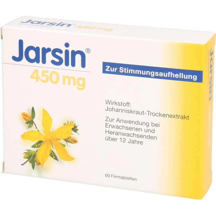 Jarsin 450 mg Tabletten zur Stimmungsaufhellung, 60 pc Tablettes