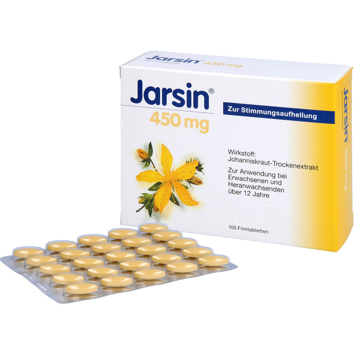 Jarsin 450 mg Tabletten zur Stimmungsaufhellung, 100 pc Tablettes