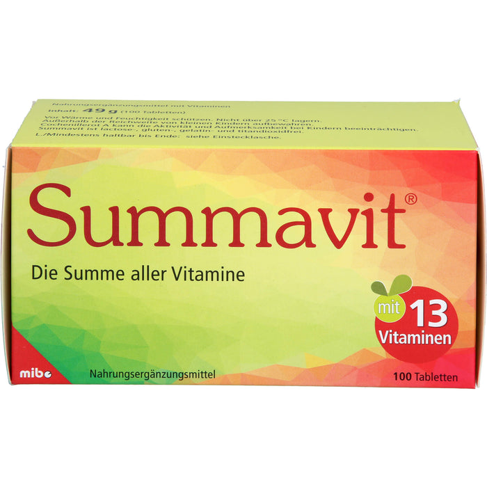 Summavit, 100 pc Tablettes