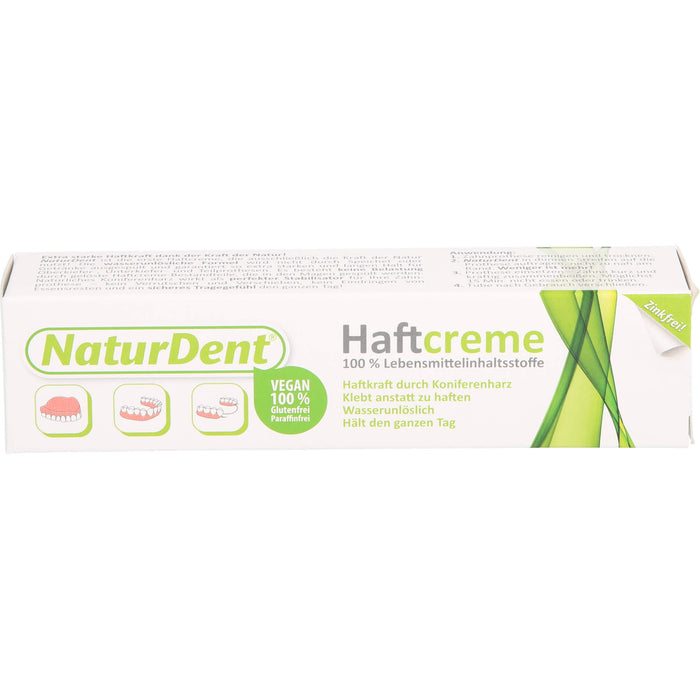 NaturDent Haftcreme zur Befestigung des Zahnersatzes, 40 g Crème