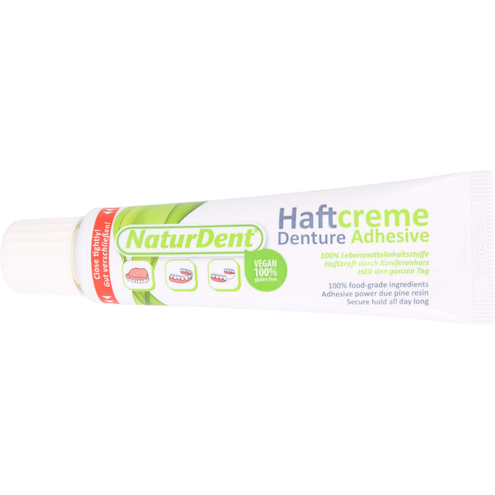 NaturDent Haftcreme zur Befestigung des Zahnersatzes, 40 g Crème