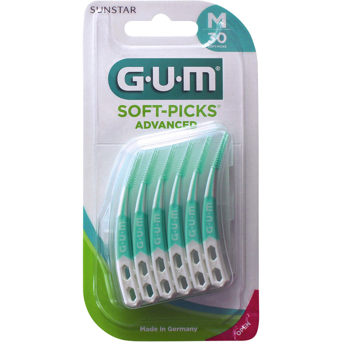 GUM SOFT-PICKS Advanced regular Interdentalbürsten, 30 St. Interdentalbürsten