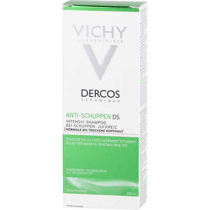 VICHY DERCOS Anti-Schuppen Intensiv-Shampoo bei Juckreiz, 200 ml Shampoing