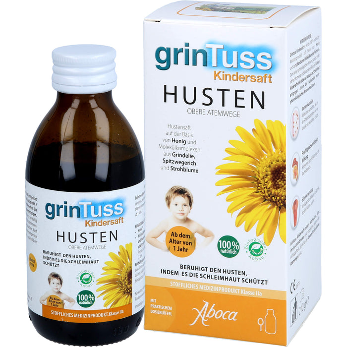 Aboca Grintuss Kindersaft bei Husten, 210 g Solution