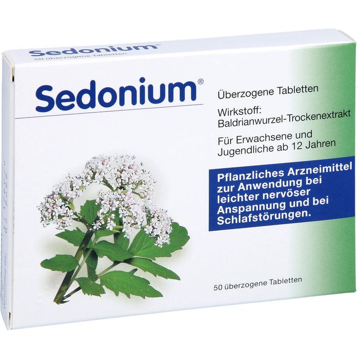 Sedonium überzogene Tabletten, 50 St UTA