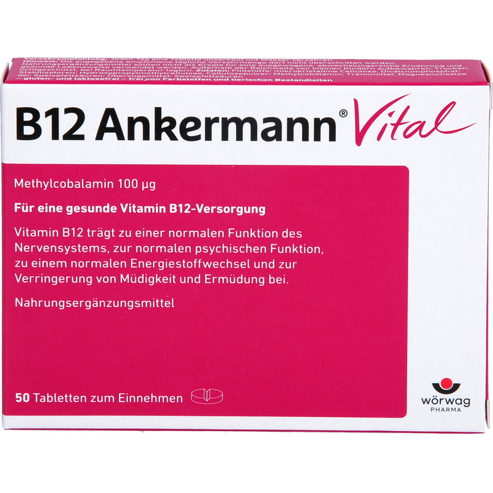 B12 Ankermann Vital Tabletten, 50 St. Tabletten