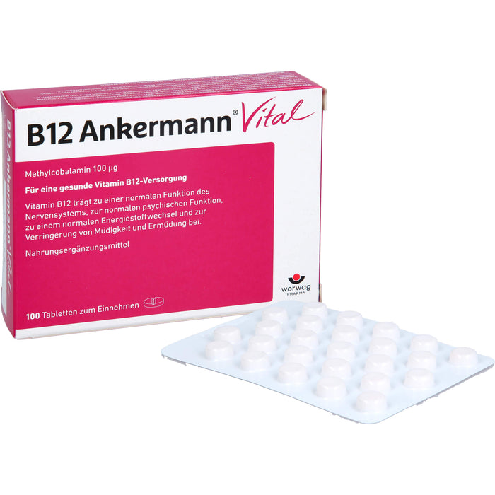 B12 Ankermann Vital Tabletten, 100 pc Tablettes