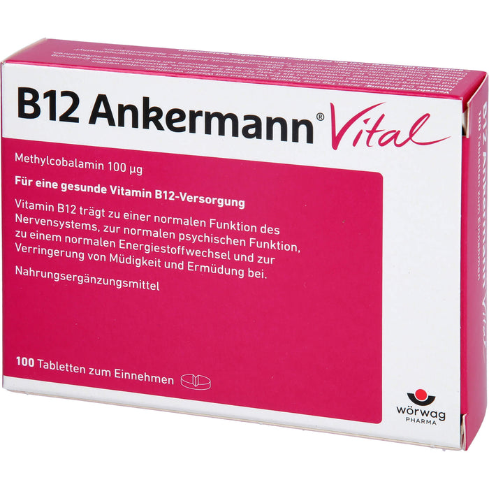 B12 Ankermann Vital Tabletten, 100 pcs. Tablets