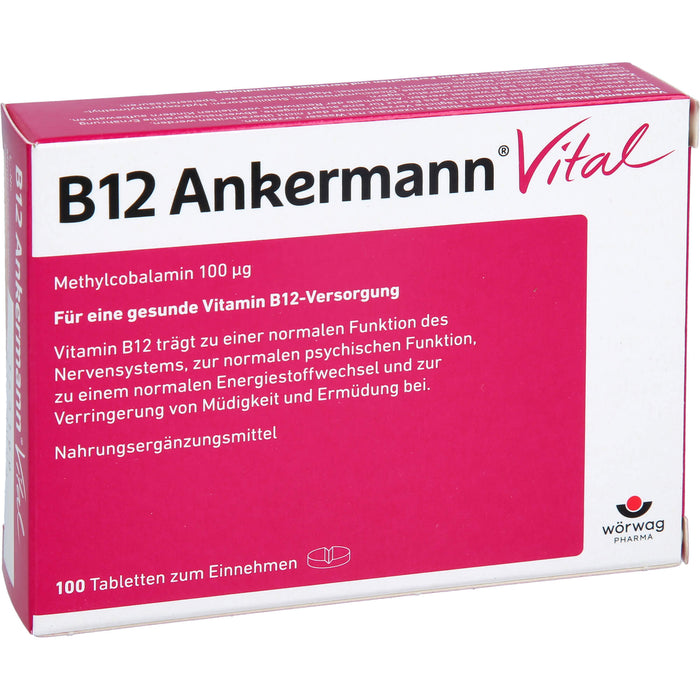 B12 Ankermann Vital Tabletten, 100 pcs. Tablets