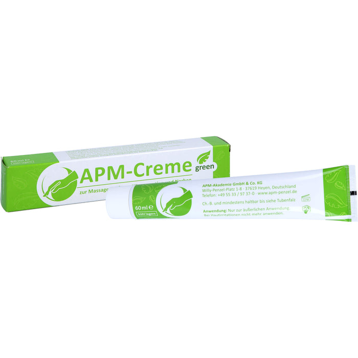 APM-Creme green zur Massage größerer Körperpartien und Narben, 60 ml Cream