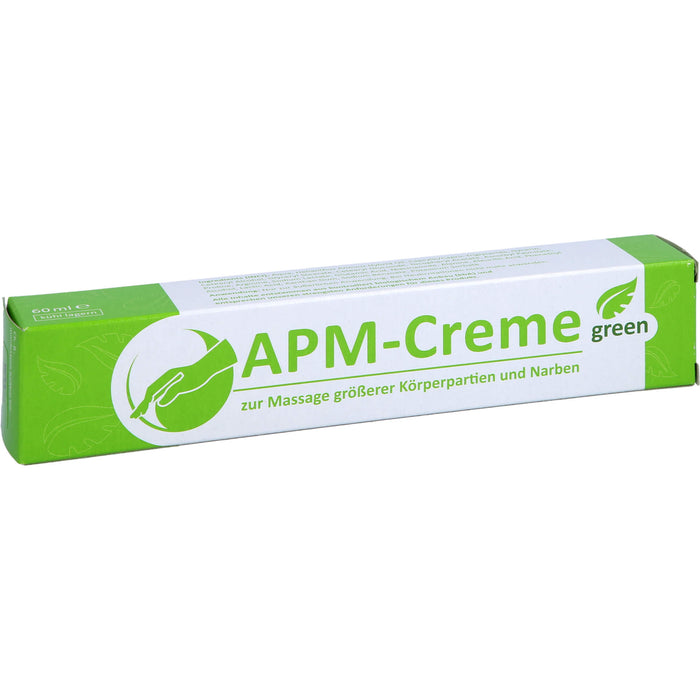 APM-Creme green zur Massage größerer Körperpartien und Narben, 60 ml Cream