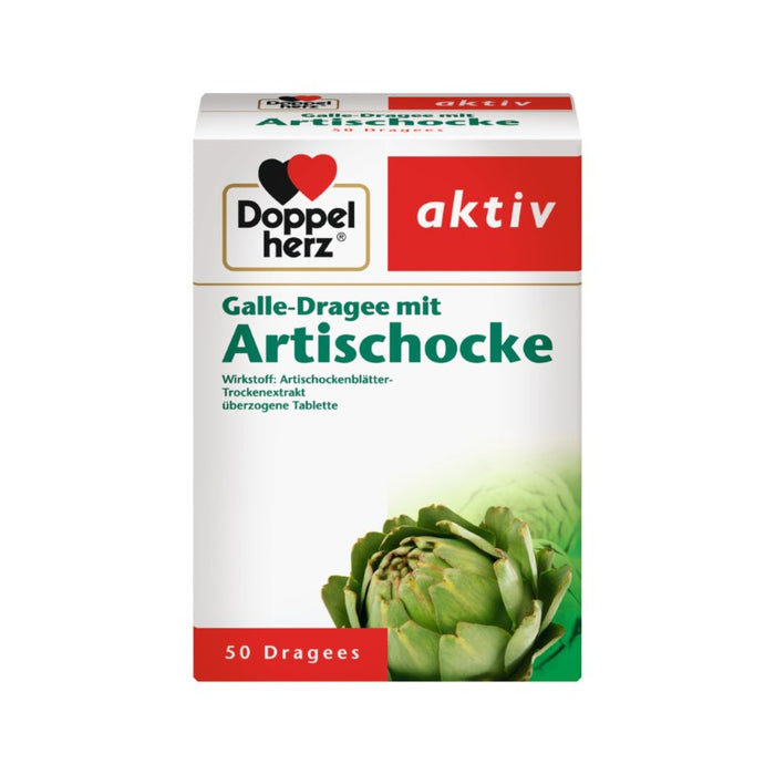 Doppelherz Galle-Dragee mit Artischocke, 50 St UTA