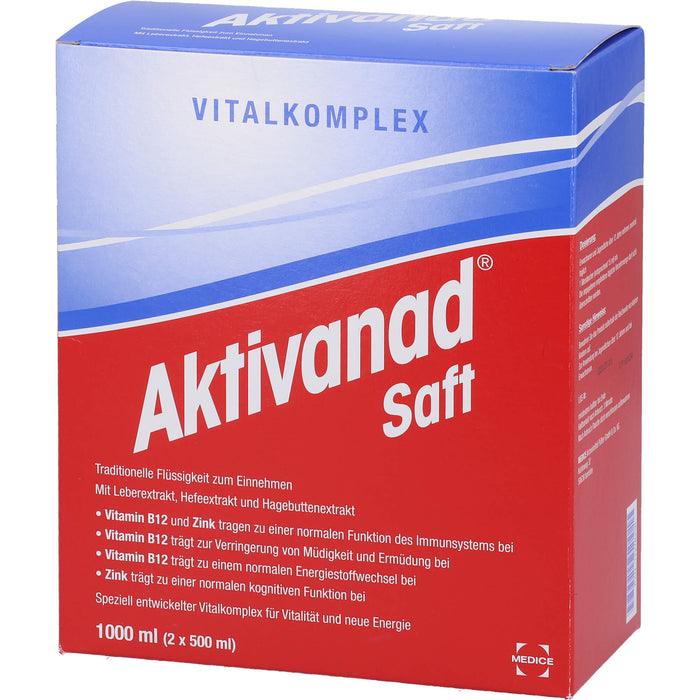 Aktivanad Saft, 1000 ml Solution