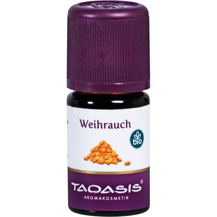 TAOASIS Weihrauch indisch bio 100 % Naturduft, 5 ml Oil