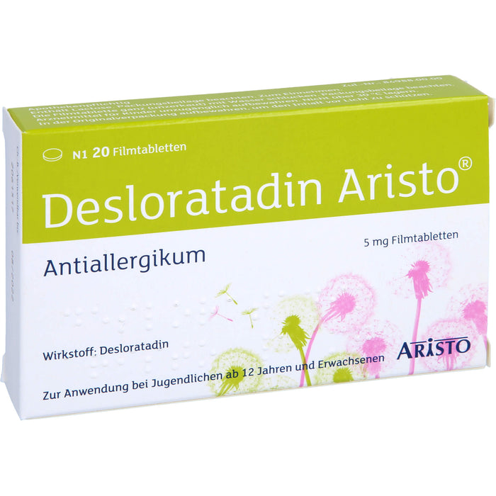 Desloratadin Aristo 5 mg Filmtabletten, 20 St FTA