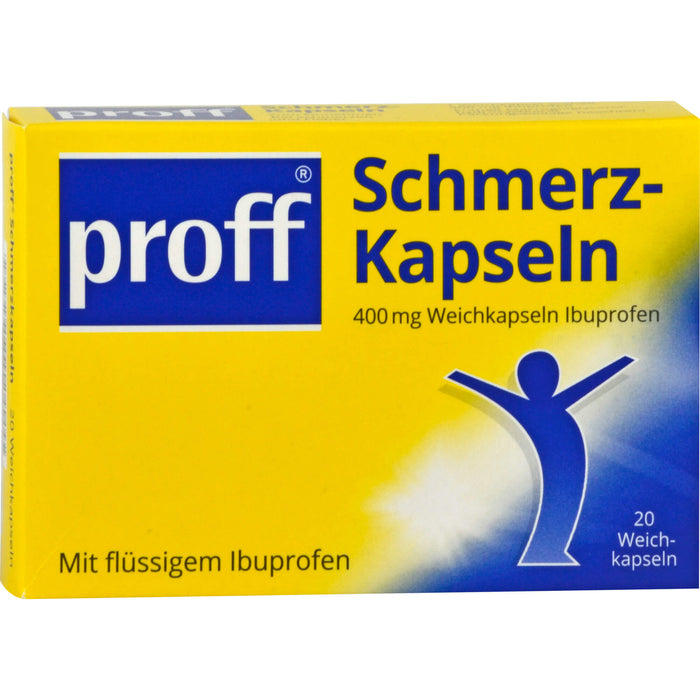 proff Schmerzkapseln 400 mg Weichkapseln bei leichten bis mäßig starken Schmerzen, 20 pc Capsules