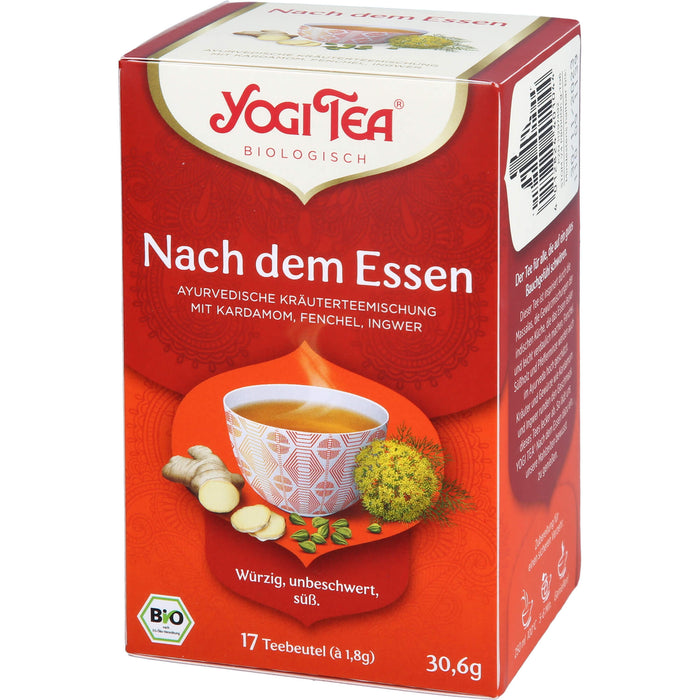 YOGI TEA Nach dem Essen ayurvedische Kräuterteemischung, 17 pc Sac filtrant