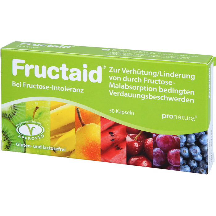 Fructaid Kapseln bei Fructose-Intoleranz, 30 St. Kapseln