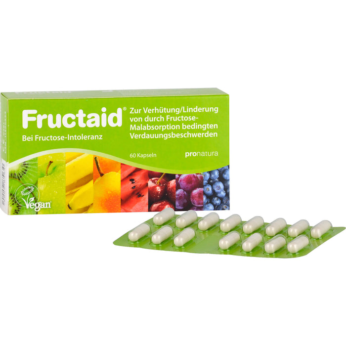 Fructaid Kapseln bei Fructose-Intoleranz, 60 St. Kapseln