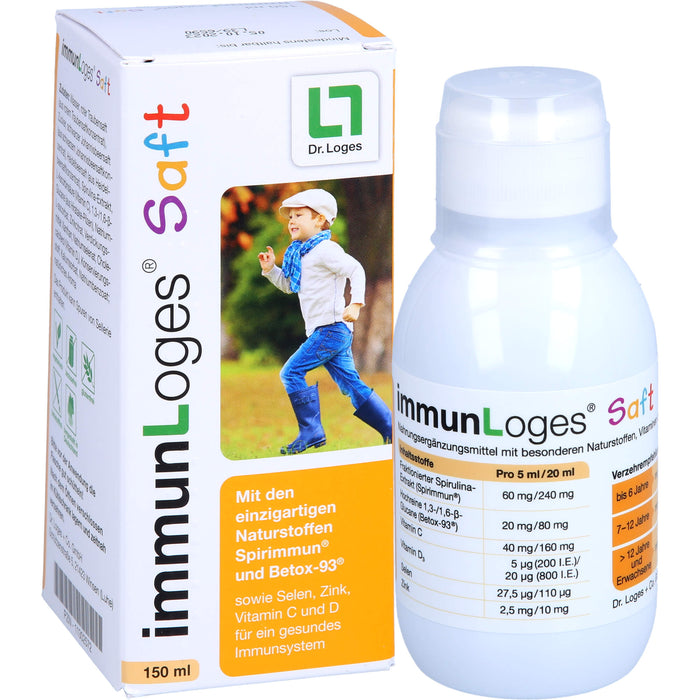 immunLoges Saft für ein gesundes Immunsystem, 150 ml Solution