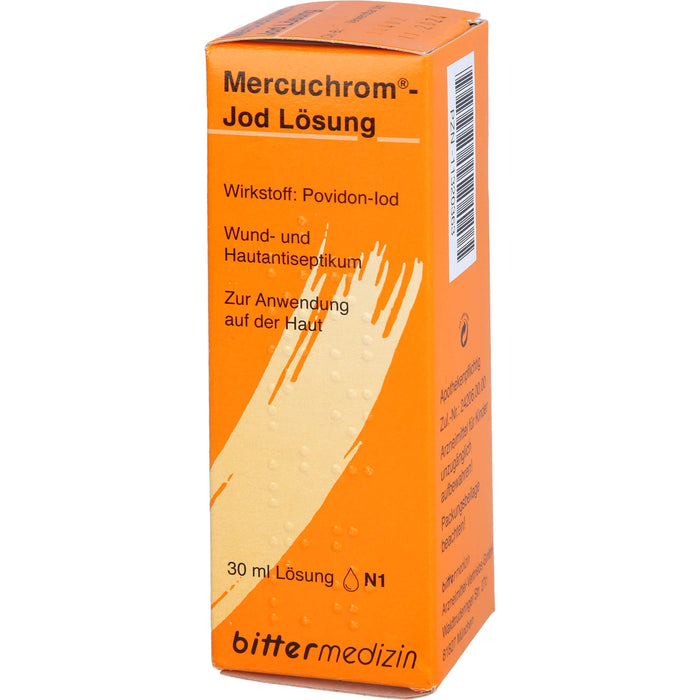 Mercuchrom Jod Lösung Wund- und Hautantiseptikum, 30 ml Solution