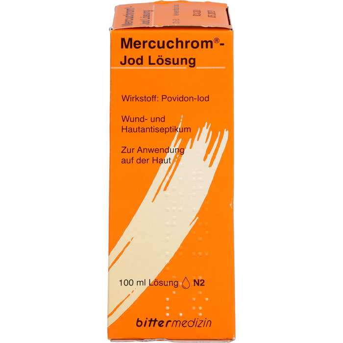 Mercuchrom-Jod Lösung, 100 mg/ml, 100 ml Solution