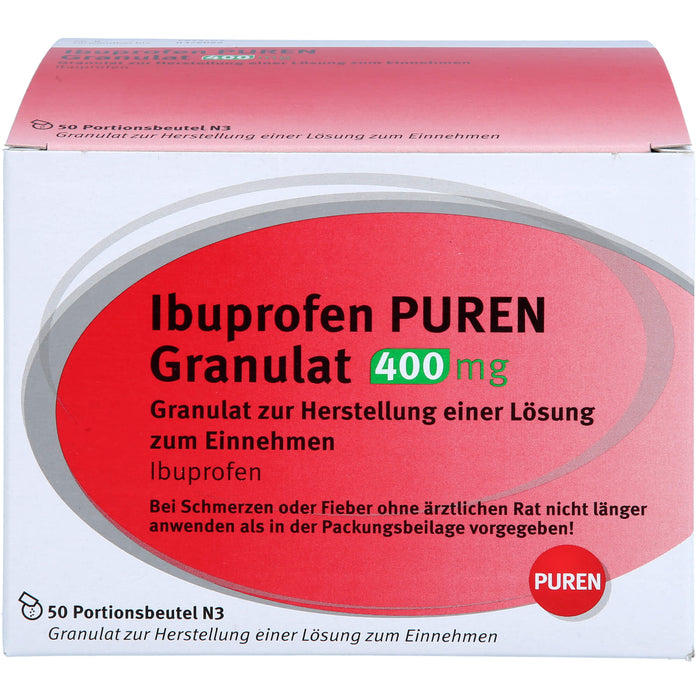 Ibuprofen PUREN Granulat 400 mg, 50 St. Beutel