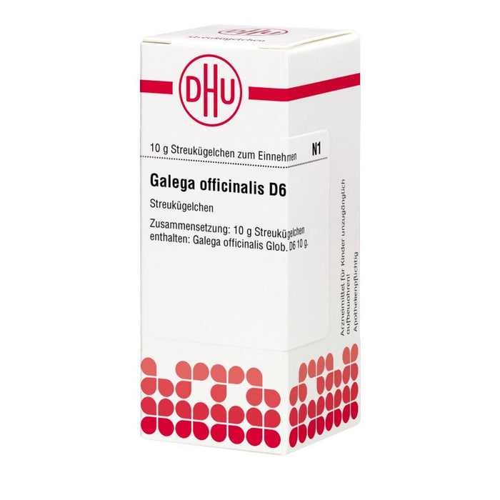 DHU Galega officinalis D6 Streukügelchen, 10 g Globules