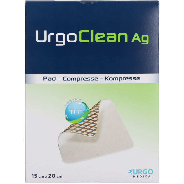 UrgoClean Ag Kompressen 15 x 20 cm, 5 pcs. dressing