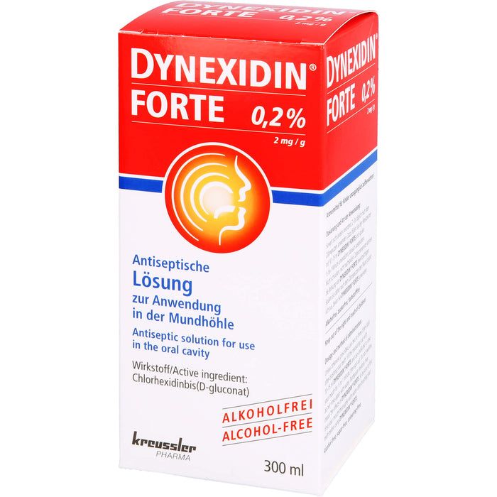 Dynexidin forte 0.2% antiseptische Lösung, 300 ml Lösung