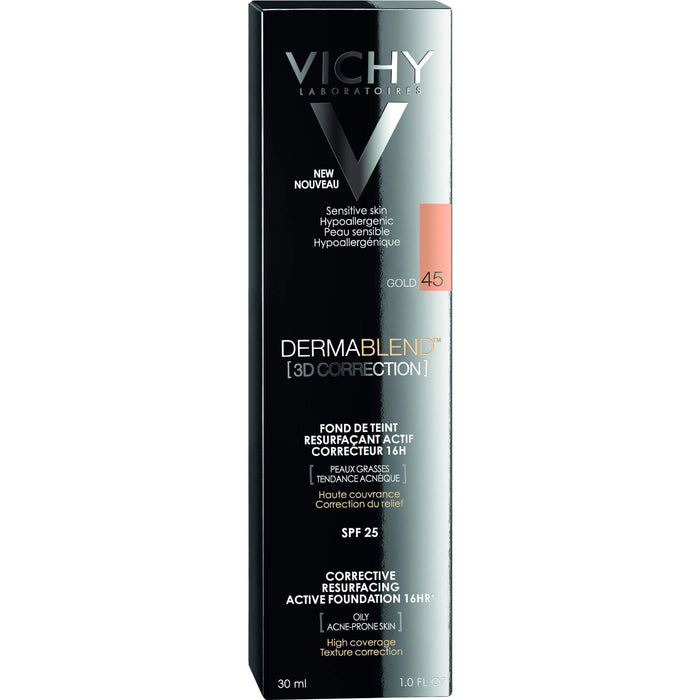 VICHY Dermablend 3D Correction SPF 25 Make-up Gold 45, 30 ml Crème