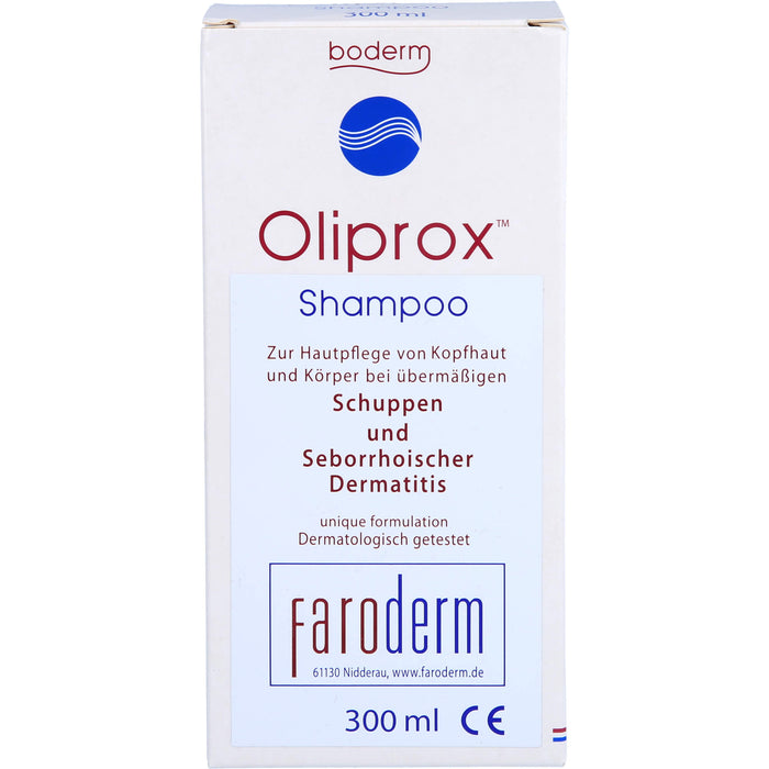 Oliprox Shampoo CE b. Schuppen u. seborrh. Dermat., 300 ml Lösung