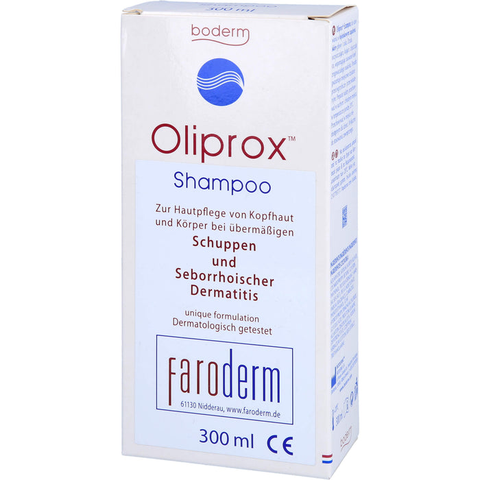 Oliprox Shampoo CE bei übermäßigen Schuppen und seborrhoischer Dermatitis, 300 ml Solution