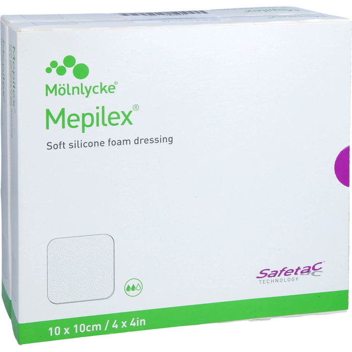 MEPILEX 10x10 cm Schaumverband, 10 St VER