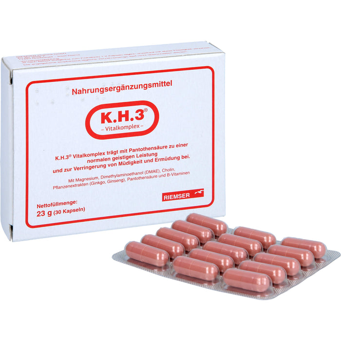 K.H.3 Vitalkomplex Kapseln, 30 pc Capsules