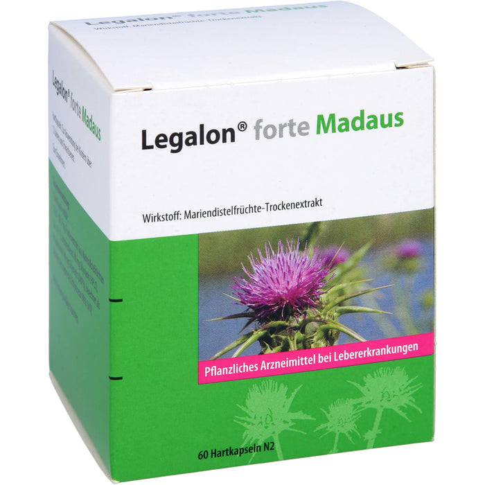 Legalon forte Madaus Hartkapseln bei Lebererkrankungen, 60 pc Capsules