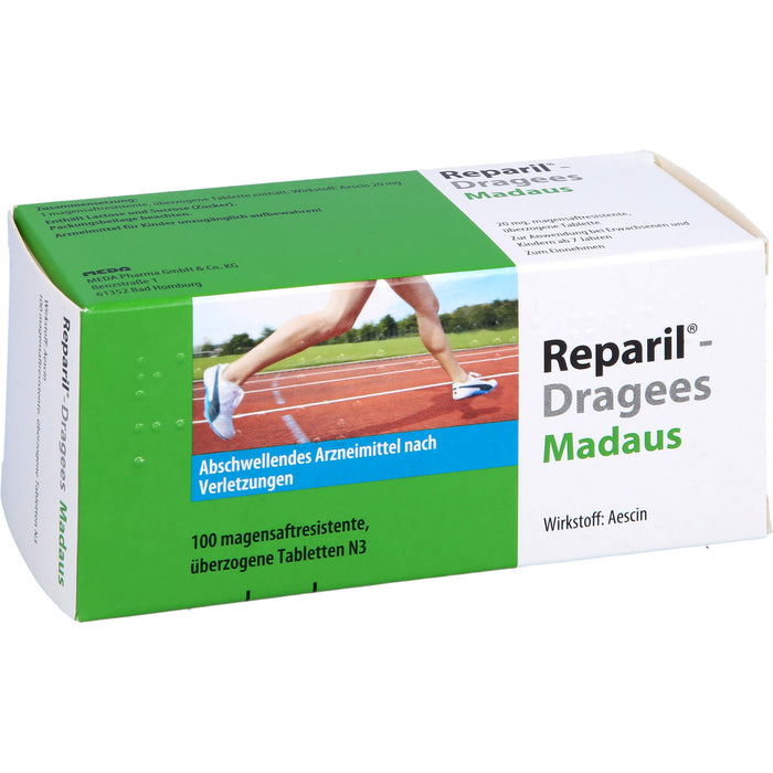 Reparil-Dragees Madaus 20 mg, magensaftresistente, überzogene Tablette, 100 St. Tabletten