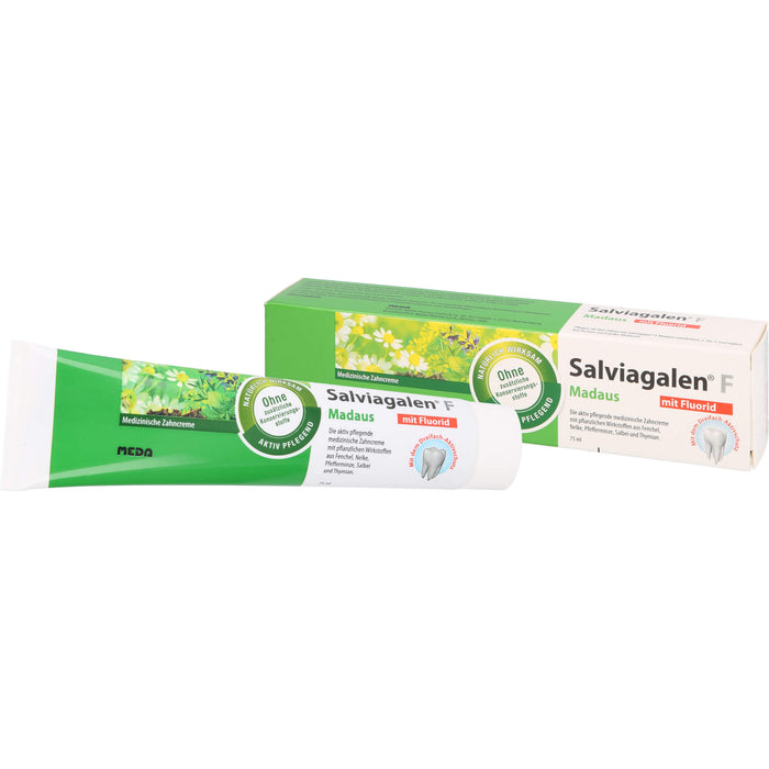 Salviagalen F Madaus Zahncreme mit Fluorid, 75 ml Toothpaste